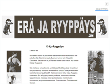 Tablet Screenshot of erajaryyppays.com